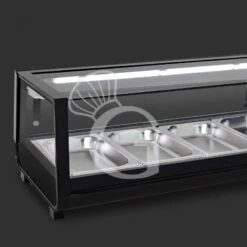 Vetrina Sushi 5 Bacinelle GN1/3 190 W L 1352 Mm X P 425 Mm X H 295 Mm 18 Vetrina Sushi 5 Bacinelle GN1/3 190 W L 1352 Mm X P 425 Mm X H 295 Mm -Vendite GATRODOMUS vetrina sushi 5 x gn13 20