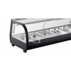 Vetrina Sushi 6 Bacinelle GN1/3 190 W L 1529 Mm X P 420 Mm X H 265 Mm -Vendite GATRODOMUS vetrina sushi 6 x gn13 13