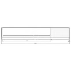 Vetrina Sushi 6 Bacinelle GN1/3 190 W L 1529 Mm X P 420 Mm X H 265 Mm -Vendite GATRODOMUS vetrina sushi 6 x gn13 18