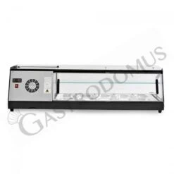 Vetrina Tapas 5 Bacinelle GN1/3 160 W L 1295 Mm X P 395 Mm X H 375 Mm 13 Vetrina Tapas 5 Bacinelle GN1/3 160 W L 1295 Mm X P 395 Mm X H 375 Mm -Vendite GATRODOMUS vetrina tapas 5 bacinelle gn13 160 w l 1295 mm x p 395 mm x h 375 mm 2