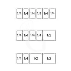 Vetrinetta Refrigerata Per Pizzeria L 1400 Mm Per 6 Bacinelle GN1/4 -Vendite GATRODOMUS vetrinetta refrigerata per pizzeria l 1400 mm per 6 bacinelle gn14 4