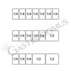 Vetrinetta Refrigerata Per Pizzeria Motore A Sinistra L 1500 Mm Per 7 Bacinelle GN1/4 -Vendite GATRODOMUS vetrinetta refrigerata per pizzeria motore a sinistra l 1500 mm predisposta per 7 bacinelle gn14 3